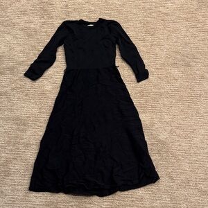 Chic Black Long Sleeve Dress